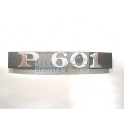 Placa de identificacion del friso del emblema original Piaggio Ape Pf P601