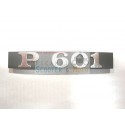 Placa de identificacion del friso del emblema original Piaggio Ape Pf P601