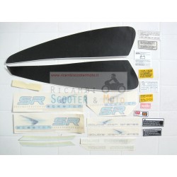 Kit Abziehbilder Aufkleber Gelb / Grau Aprilia Sr Stealth 50 1999