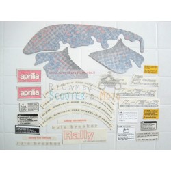 Kit Abziehbilder Aufkleber Original Aprilia Rally 50 95-04 Für Air