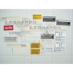 Serie Decalco Adesivi Originale Aprilia Leonardo 125 96-98