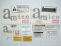 Series decals Stickers Gray Original Aprilia Amico 50 96-98