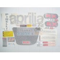 Adhesivos de la serie de pegatinas de Orange originales Aprilia RX 50 Enduro MX 50