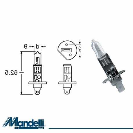 Ampoule Phare Principal H1 12V/55W pour BMW F650CS