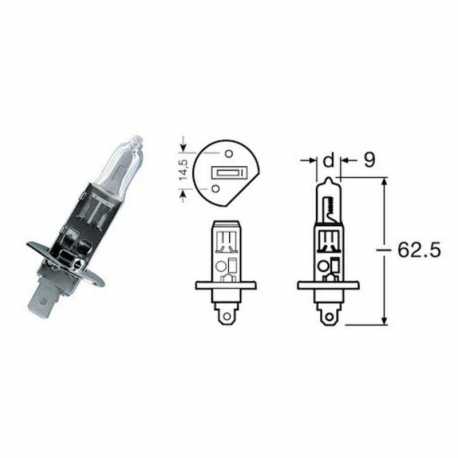 Lampara H1 12V-55W / P14,5S Gilera Runner Vx 125 2005-2006