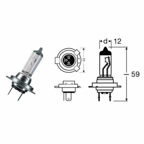 Lamp H7 12V-55W / Px26D Kawasaki Z800 2013-2016