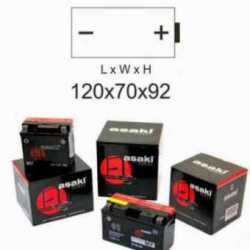 Battery Cb4L-B Standard A Aprilia Af1 50 1989 Without Acid Kit