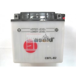 Batteria Asaki Cb7L-B2 12V 8A Senza Kit Acido