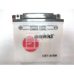 Batería Asaki Cb7-A 12V 8A Sin Kit De Ácido