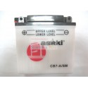 Batterie Asaki Cb7-A 12V 8A Sans Kit Acide