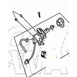 Un interruptor de llave completa Sym Sinfonia 50 Sr