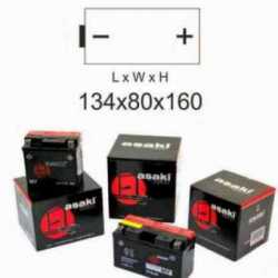 Batteria Cb12Al-A2 Aprilia Atlantic 125 2003-2005 Senza Kit Acido