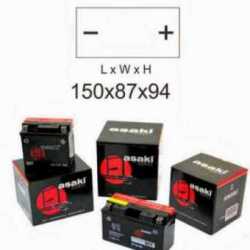 Batteria Cbtx7A-Bs Aprilia Rxv 4.5/5.5 450 2009 Senza Kit Acido