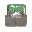 Ferodo pastillas de freno trasero de plata Laverda Negro Huelga 750 2000