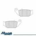 Bremsbelage Hinten Sinter (Paar) Honda Msx 125 2013-2017