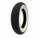 Pneu Vespa 3.50-8 42J TL blanc noir bande blanche VINTAGE H692