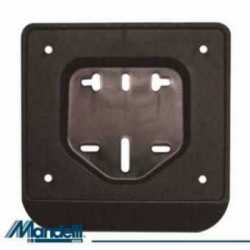 Support De Plaque D'Immatriculation Arrière Noir Mbk Yq Nitro 50 2001-2004