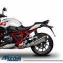 3P Paquete Que Contiene El Sistema Lateral Bmw R 1200 R/Darkwhite/Black Ed. 2006-2017