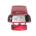 Mask Lighthouse Front Malaguti Fifty Top 50 94 Red Metallic