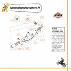 Exhaust Muffler Sito Plus Gilera Runner 50