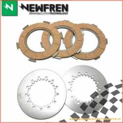 Set of clutch plates Newfren PIAGGIO Vespa GT GTR 125 1966-1978