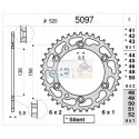 Corona de Hierro de accionamiento 50 del diente de paso 520 Ognibene Cagiva Husqvarna