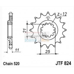 Pinion transmission step 13 teeth 520 Original DID Husqvarna