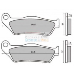 Pastillas de freno delantero Aprilia SRV 125 Rx Sx Mx 850 Abs ATC