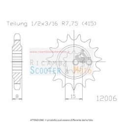 Pinon Se2 Ac P415-D14 Aprilia Classic 50 93