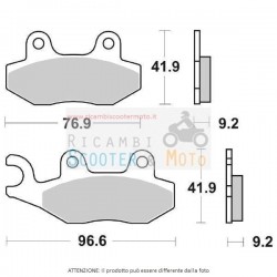 ARRIÈRE PAD Aprilia FREIN Zone 51 50 98/00