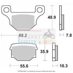 ARRIÈRE PAD Aprilia FREIN RS4 50 11/16