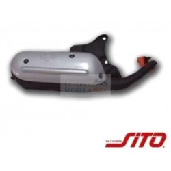 Exhaust Muffler Terminal Site Plus Approved Aprilia Scarabeo 50 Dd