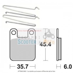 ARRIÈRE PAD SBS FREIN APRILIA SX (Pv00 / PVA00) 50 06/16