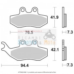 Pastillas de freno delantero WRP Aprilia Tuono 50 03/07