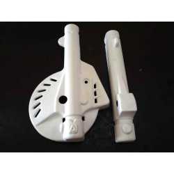 White fork cover plate GILERA RC 50