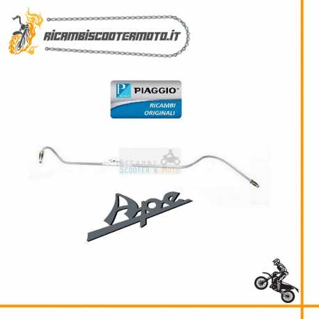 Tubo Olio Freno Posteriore Sinistro Piaggio Ape P 50 1980-1985 Tl3T