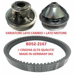 Kit variatore motore cambio e cinghia 038 CASALINI M10 M12 M14