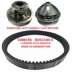 Kit boîte vitesses variateur et courroie 048 LIGIER XTOO X TOO - MAX