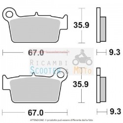 Bremsbeläge hinten Aprilia Sxv 450 05/14