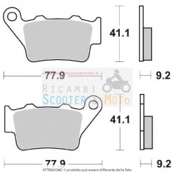 Bremsbeläge hinten Aprilia Pegaso / Cube / Ie 650 01/05