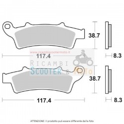 Brake Pad Ant Dx-Sx Aprilia Scarabeo Light 4T 125 07/08