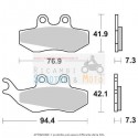 Pastillas de freno Ant Aprilia Etx 125 86/90