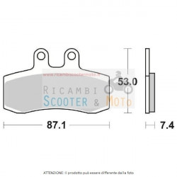 Pastiglia Freno Anteriore Aprilia Pegaso / Cube / Ie 650 91/94