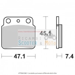 ARRIÈRE PAD Arctic FREIN Cat 400 DVX 04/08