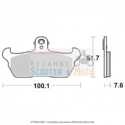 Pastiglia Freno Anteriore Aprilia Rx (Gf/Ht/Mt) 125 91/92