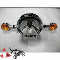 Luz Delantera Cromada Aprilia Scarabeo 200 1999-2004