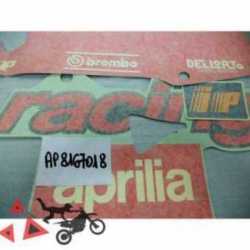 Serie De Carenados De Decalco Aprilia Rs Nero 125 2000