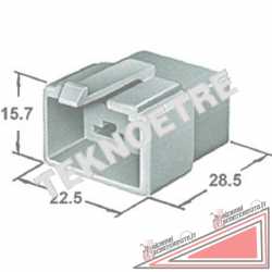 CONECTOR HEMBRA de 4 terminales