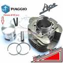 Cylindre complet Piaggio Ape 69 Tm 602 703 703V Fl2 Diamètre du piston 69 mm épingler 18 mm