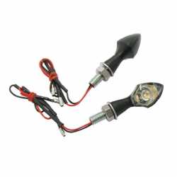 SPIKE Led Indicator Light (Pair) in Aluminum - Black